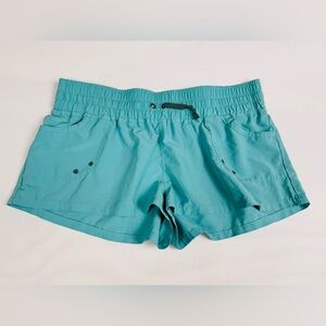Patagonia Stretch Planing Micro Shorts Teal Women’s XL 2" Inseam